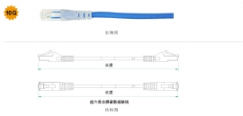 超六类非屏蔽数据跳线 CAA01-UC6A--