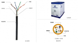 超五类4对非屏蔽室外防紫外线 CLB04-UC5E