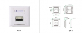墙上型双孔SC光纤面板 OUF22-2
