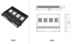 机架式高密度光纤配线箱(1U) FPM01-96